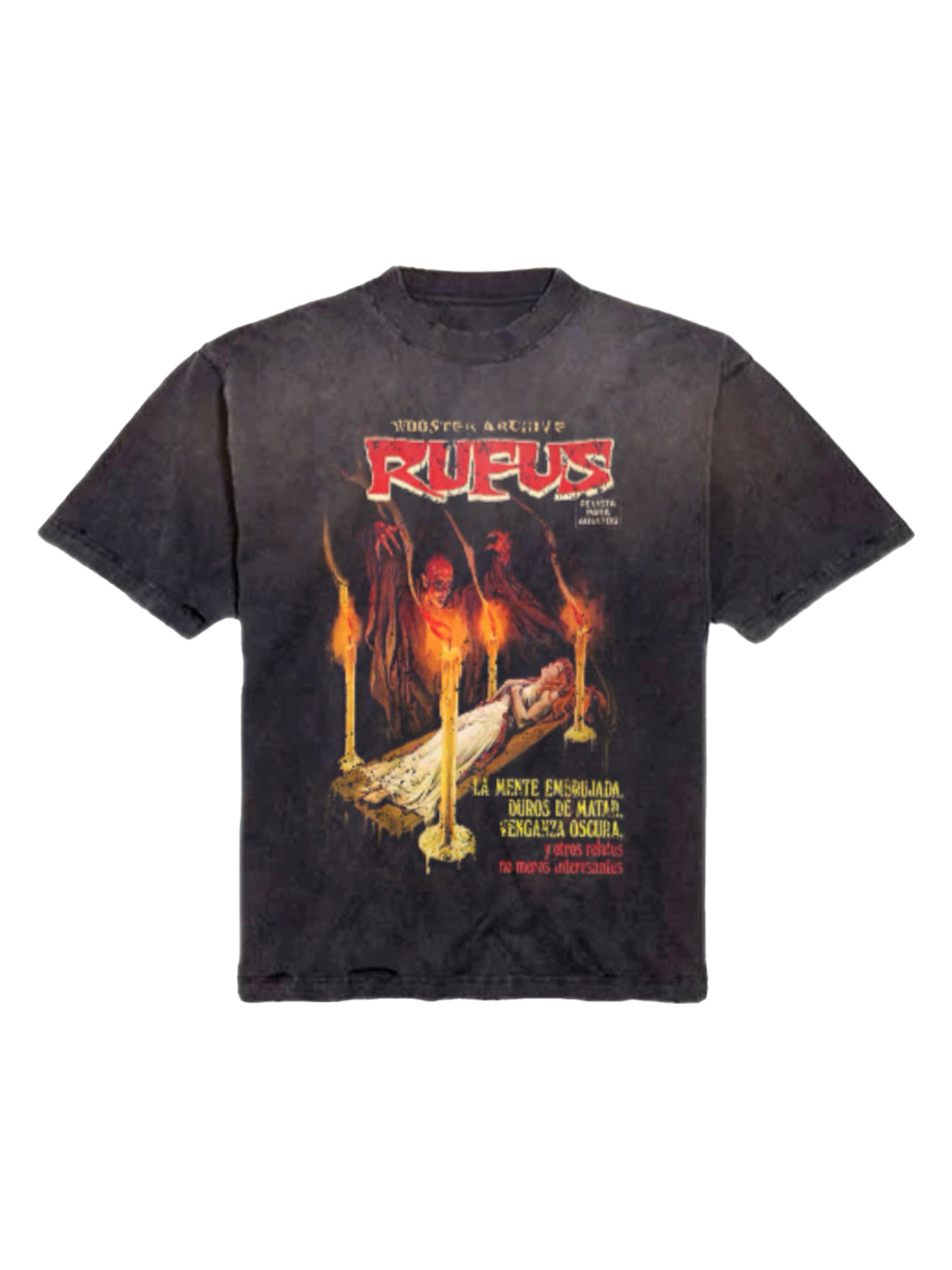 WoosterArchive | “Demon Contract" Washed Heavyweight Cotton T-Shirt - PSYLOS 1, WoosterArchive | “Demon Contract" Washed Heavyweight Cotton T-Shirt, Men's Wear, WoosterArchive, PSYLOS 1